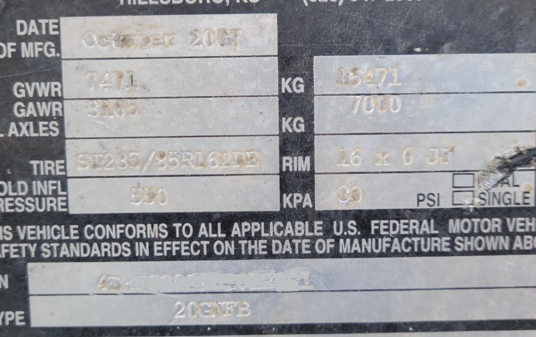 2007 BRANDT 20GNFB - Image 14